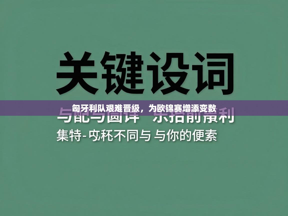 匈牙利队艰难晋级,为欧锦赛增添变数 第1张